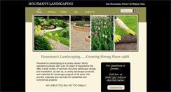 Desktop Screenshot of housmanslandscaping.com
