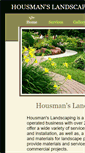 Mobile Screenshot of housmanslandscaping.com